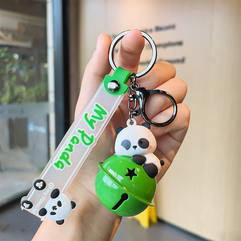 Wholesale Cute Panda Silicone Keychain